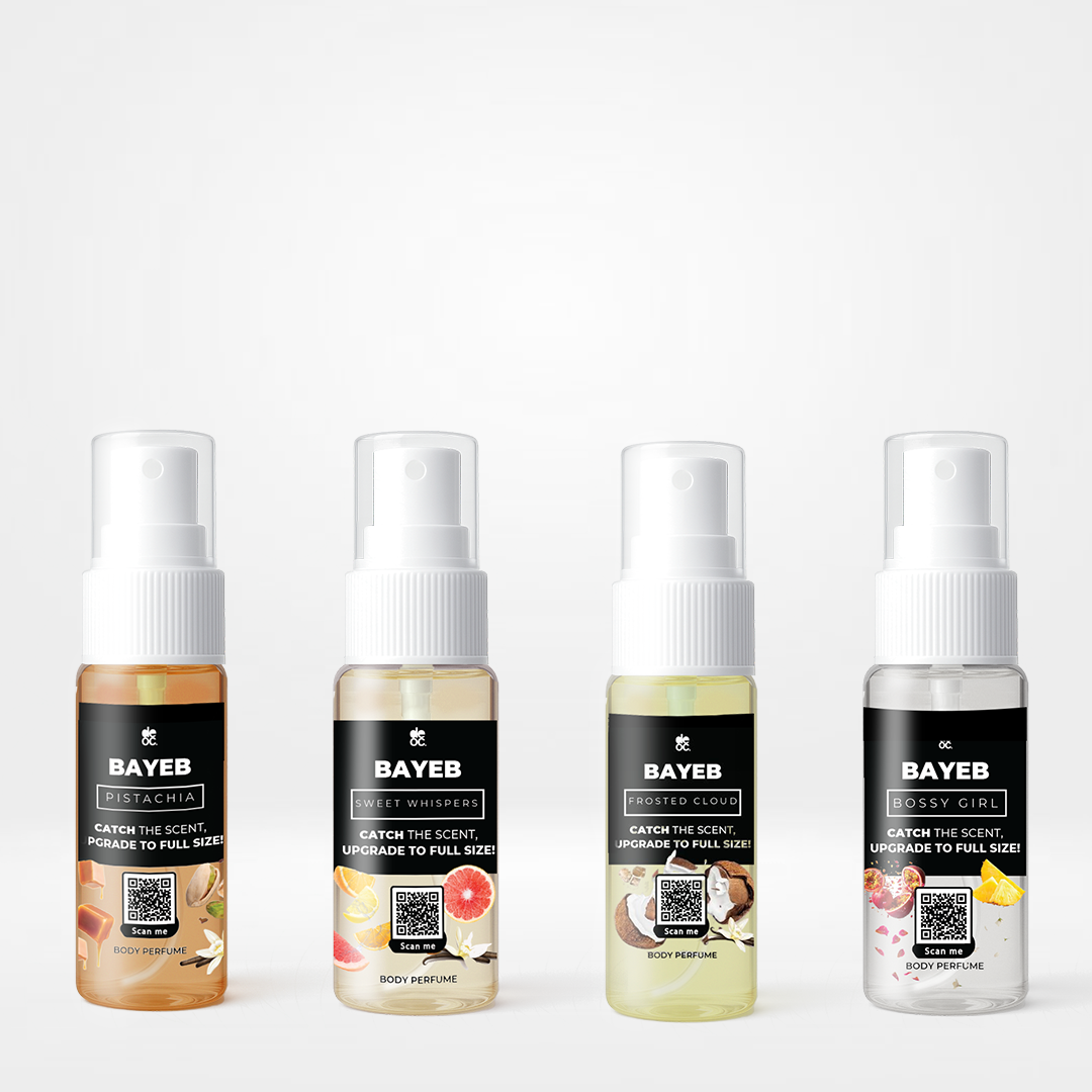 Travel size splashes kit