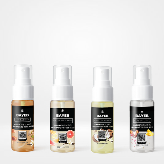 Travel size splashes kit