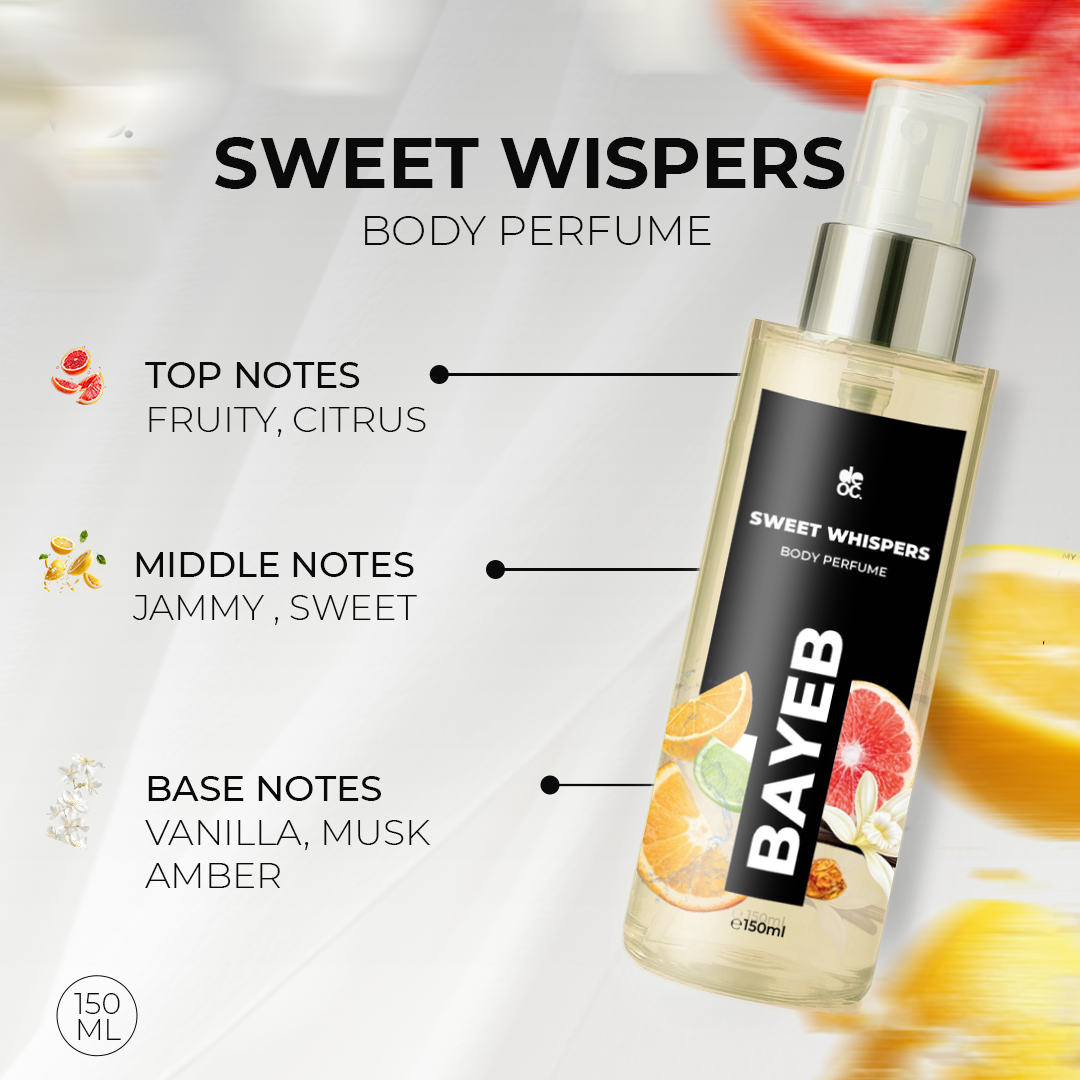 Sweet Whispers Body Perfume - BAYEB