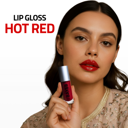 Mad Eyeliner + Hot Red Lip Gloss