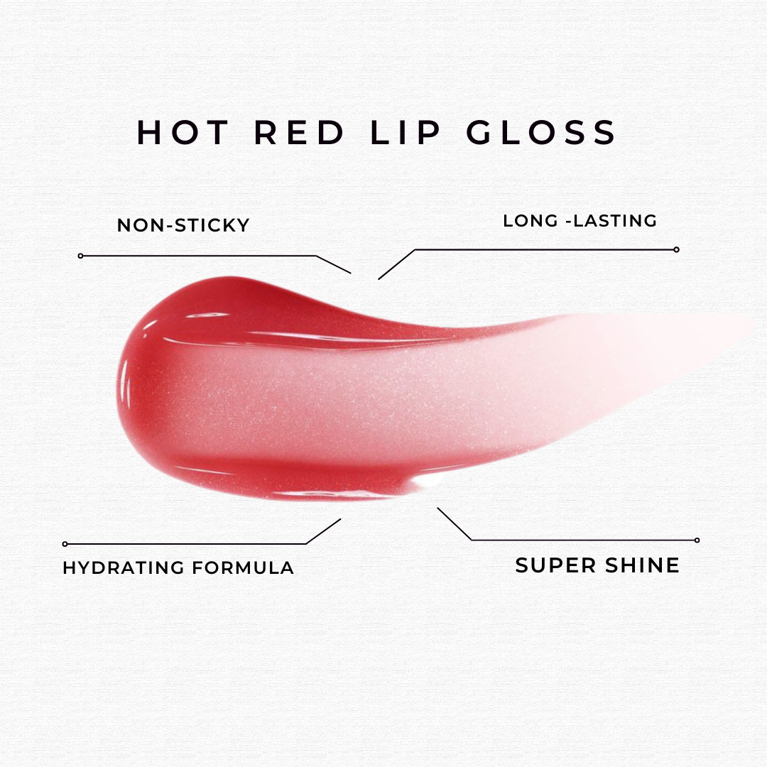 BAYEB Lip Gloss Hot Red