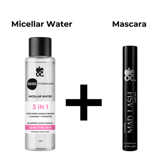 Micellar Water + Mad Lash Mascara