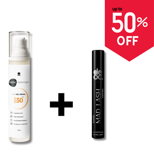 Hydrolight Sunscreen + Mad Lash Mascara