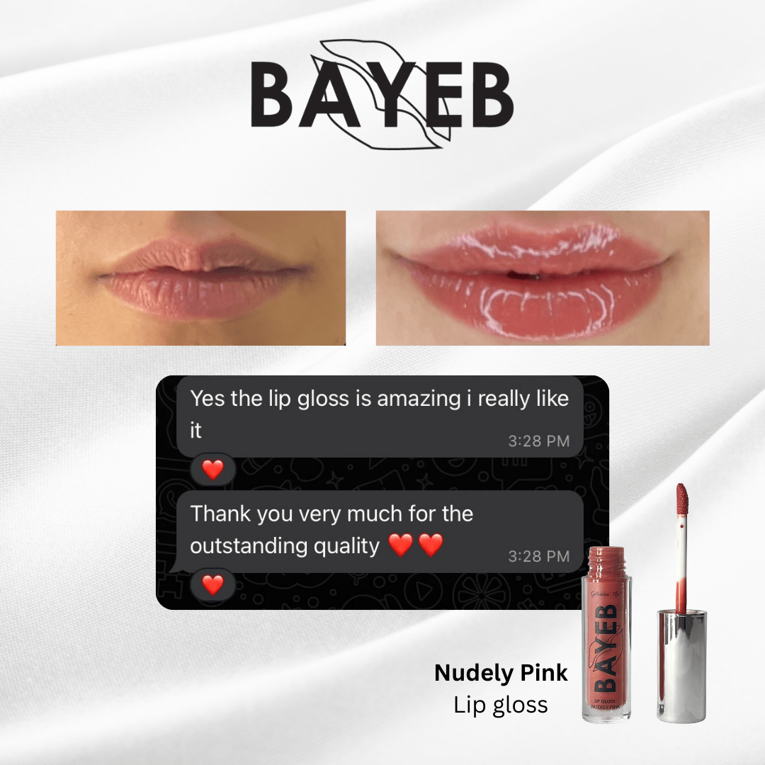 BAYEB Lip Gloss Nudely Pink