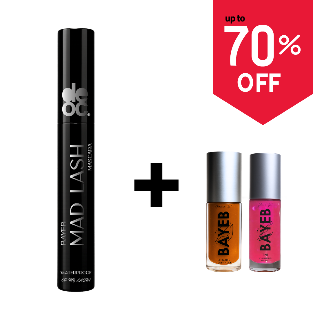 Mascara + Lip Gloss + Tint