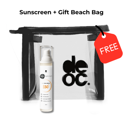 Sunscreen + Gift Beach Bag