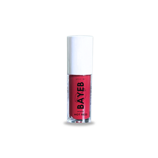 Travel size BAYEB Lip Gloss Hot Red