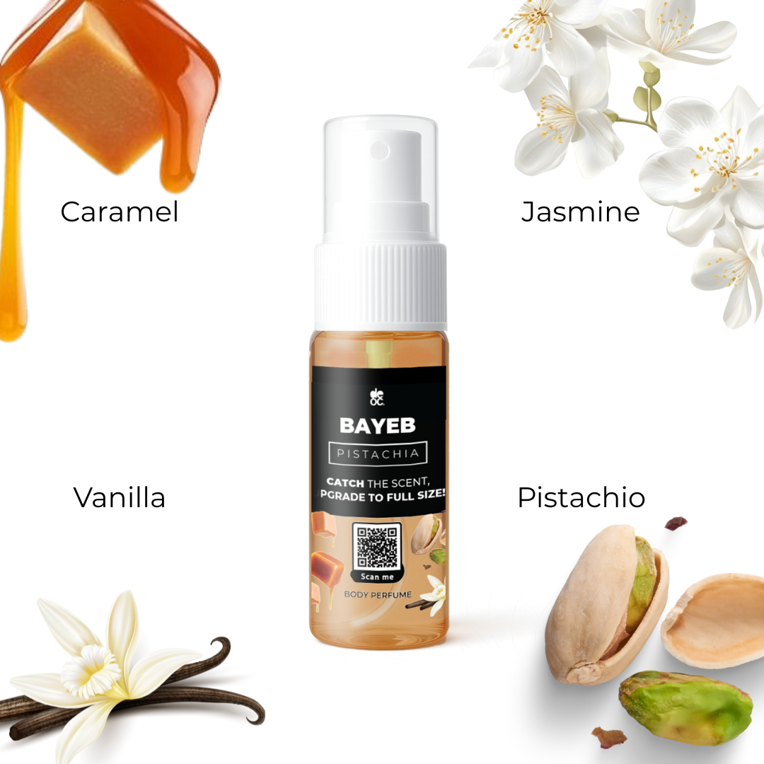 Pistachia Body Perfume Travel Size - BAYEB