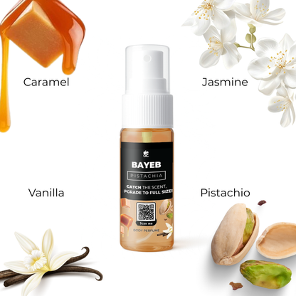 Pistachia Body Perfume Travel Size - BAYEB
