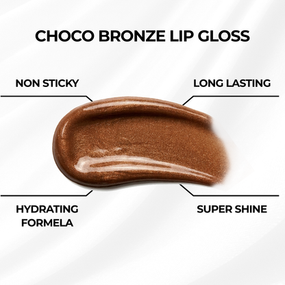 Choco Bronze Lip Gloss - Travel Size