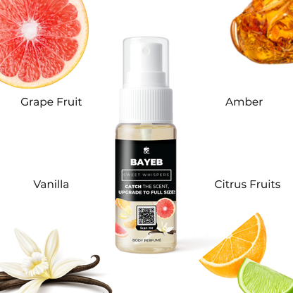 Sweet Whispers Body Perfume Travel Size - BAYEB