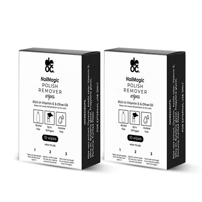 2 NailMagic Polish Remover Wipes